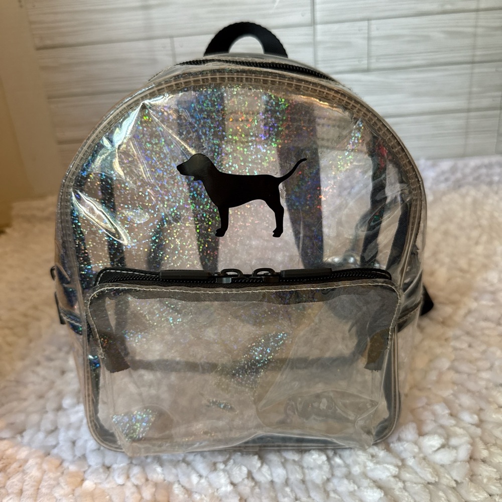 Victoria's Secret Clear Holographic Backpack